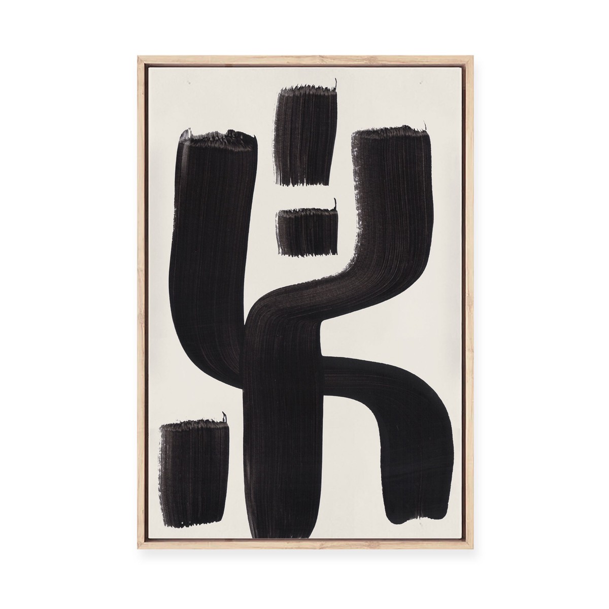 Black Mark I Framed Canvas