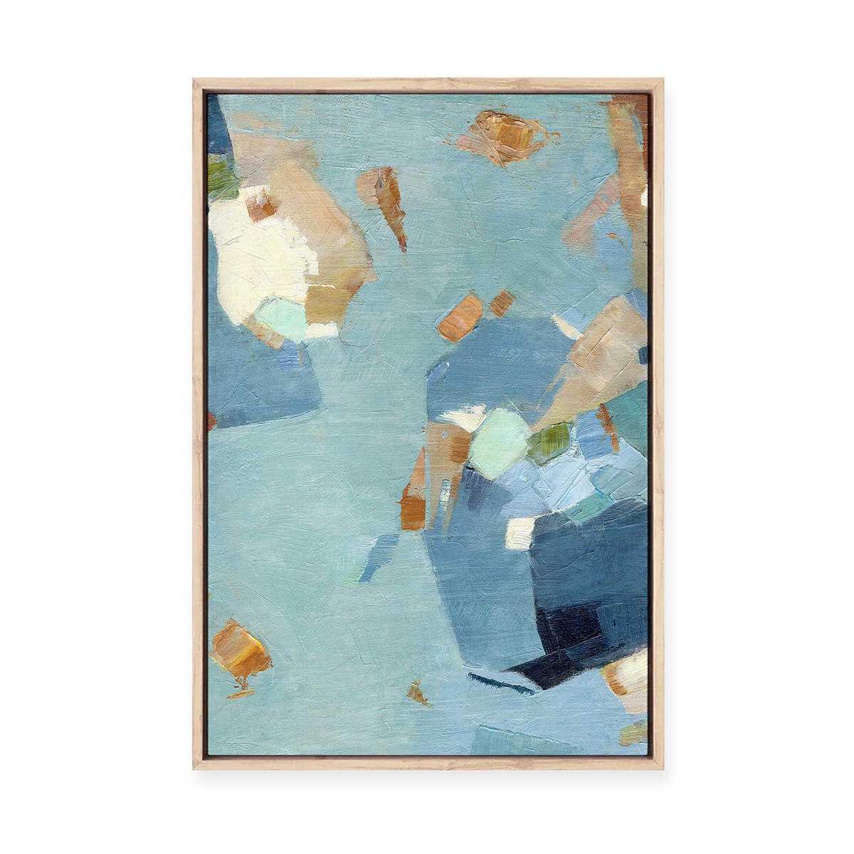 Blue Moon Framed Canvas