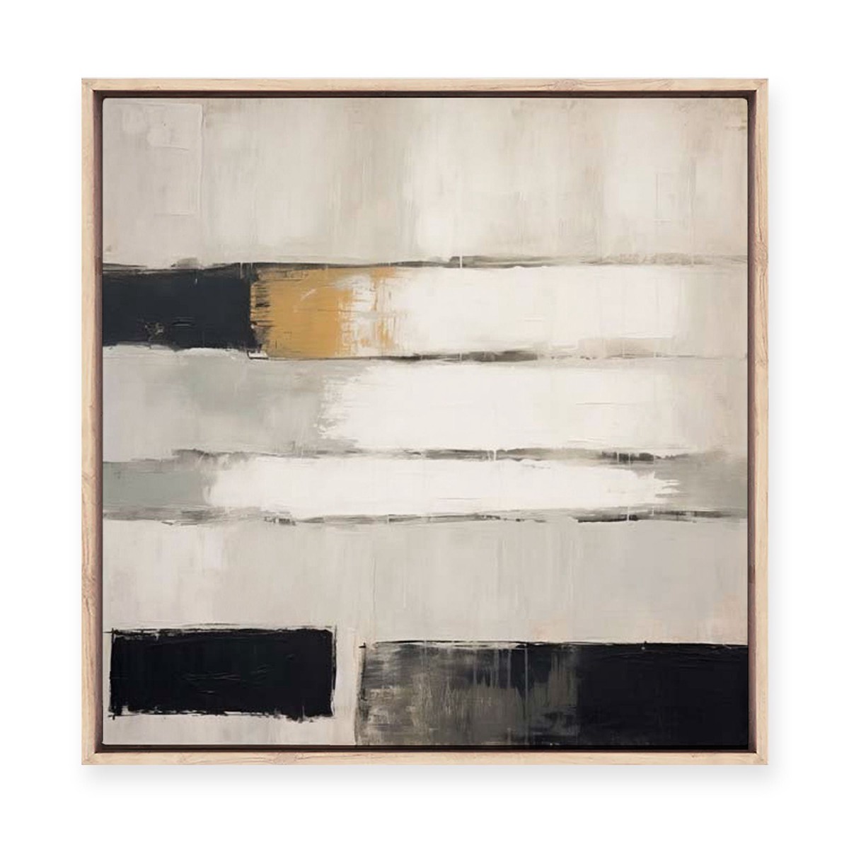 Bold Abstraction II Framed Canvas