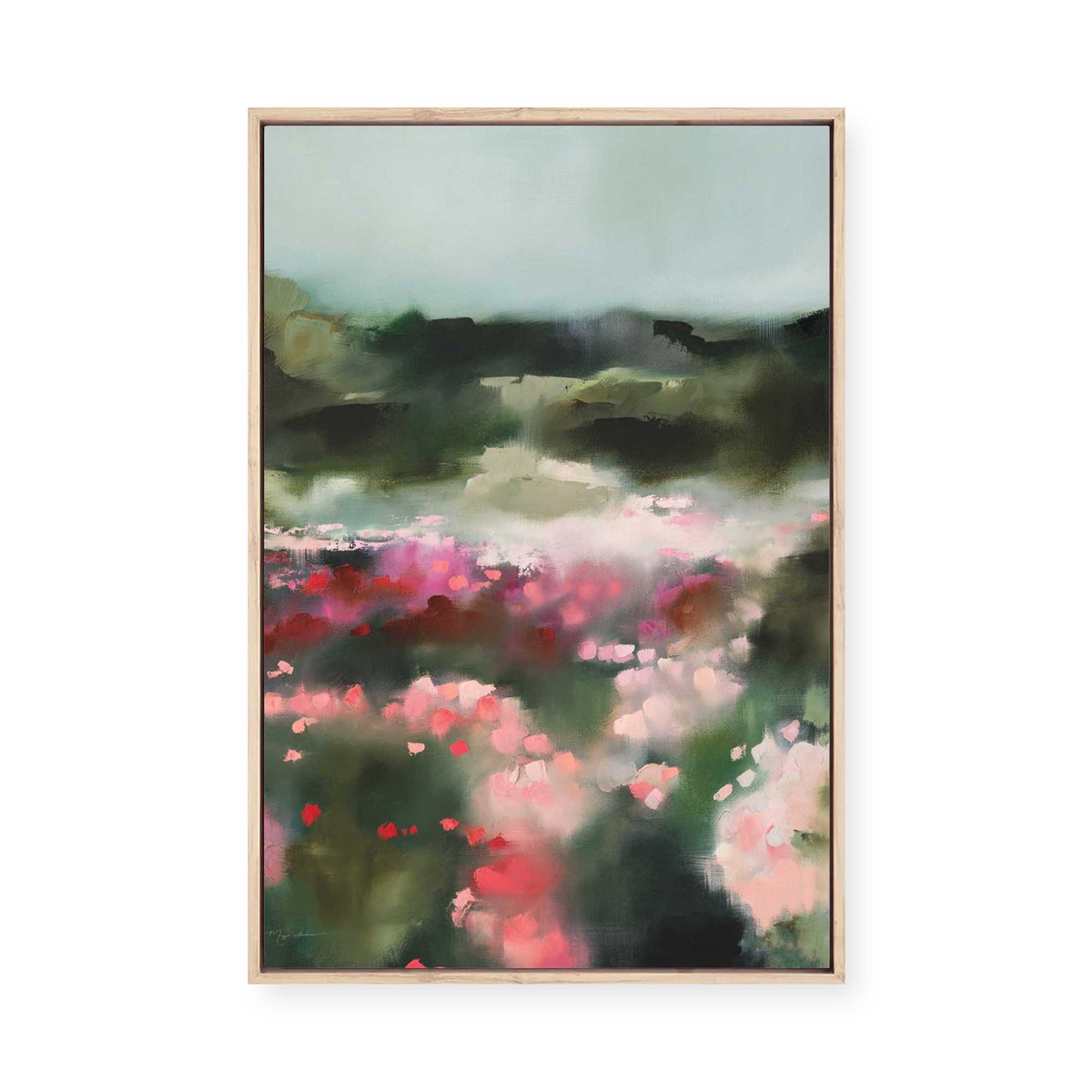 The Rose Garden Framed Canvas