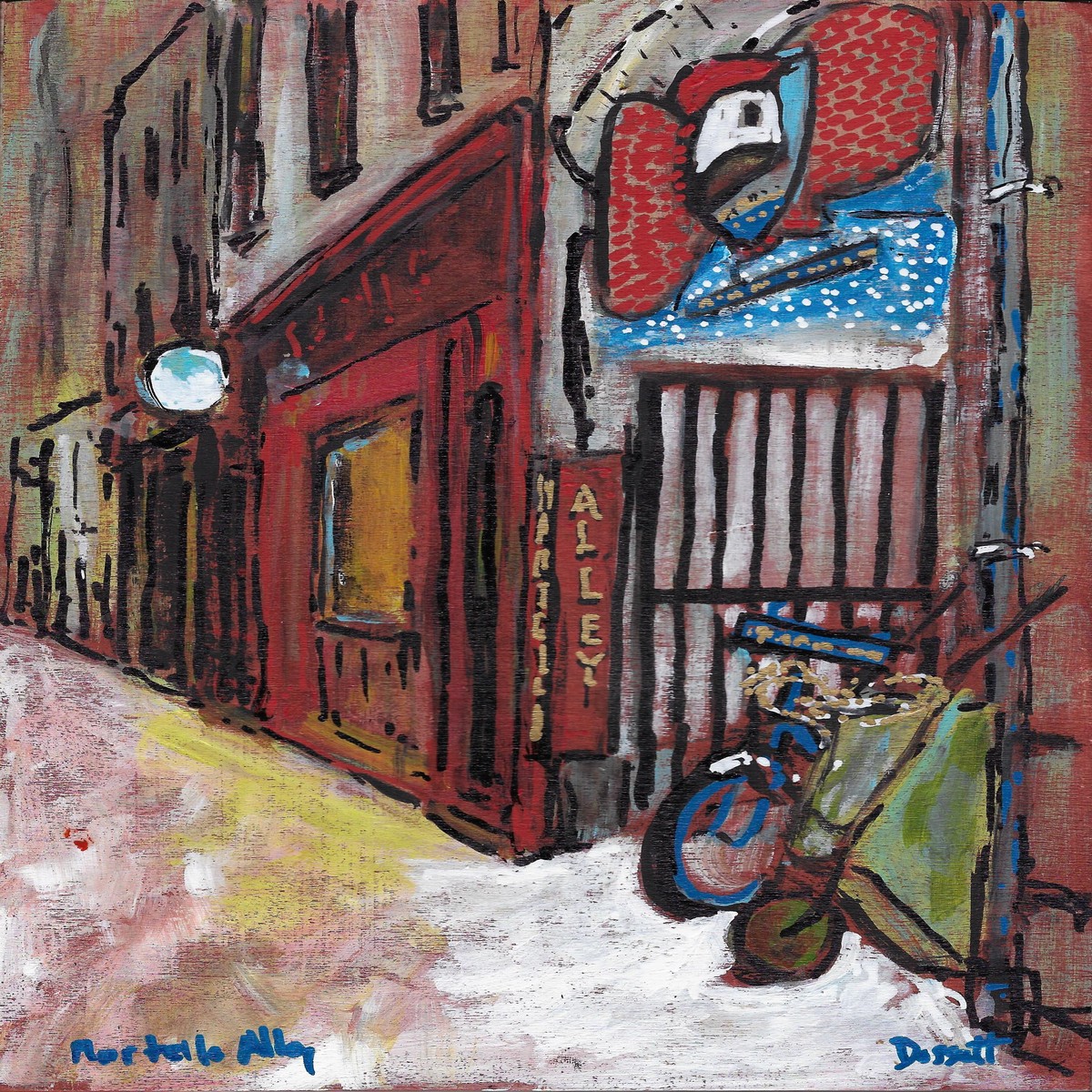 Martello Alley (8x10 Original)