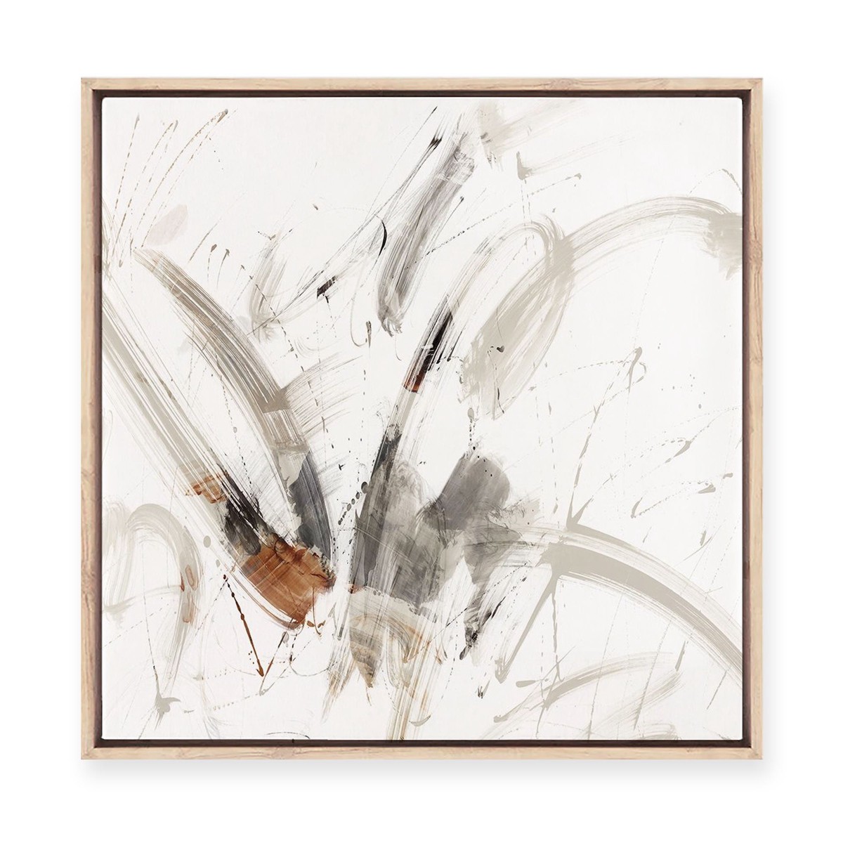 The Space Between Us II Framed Canvas