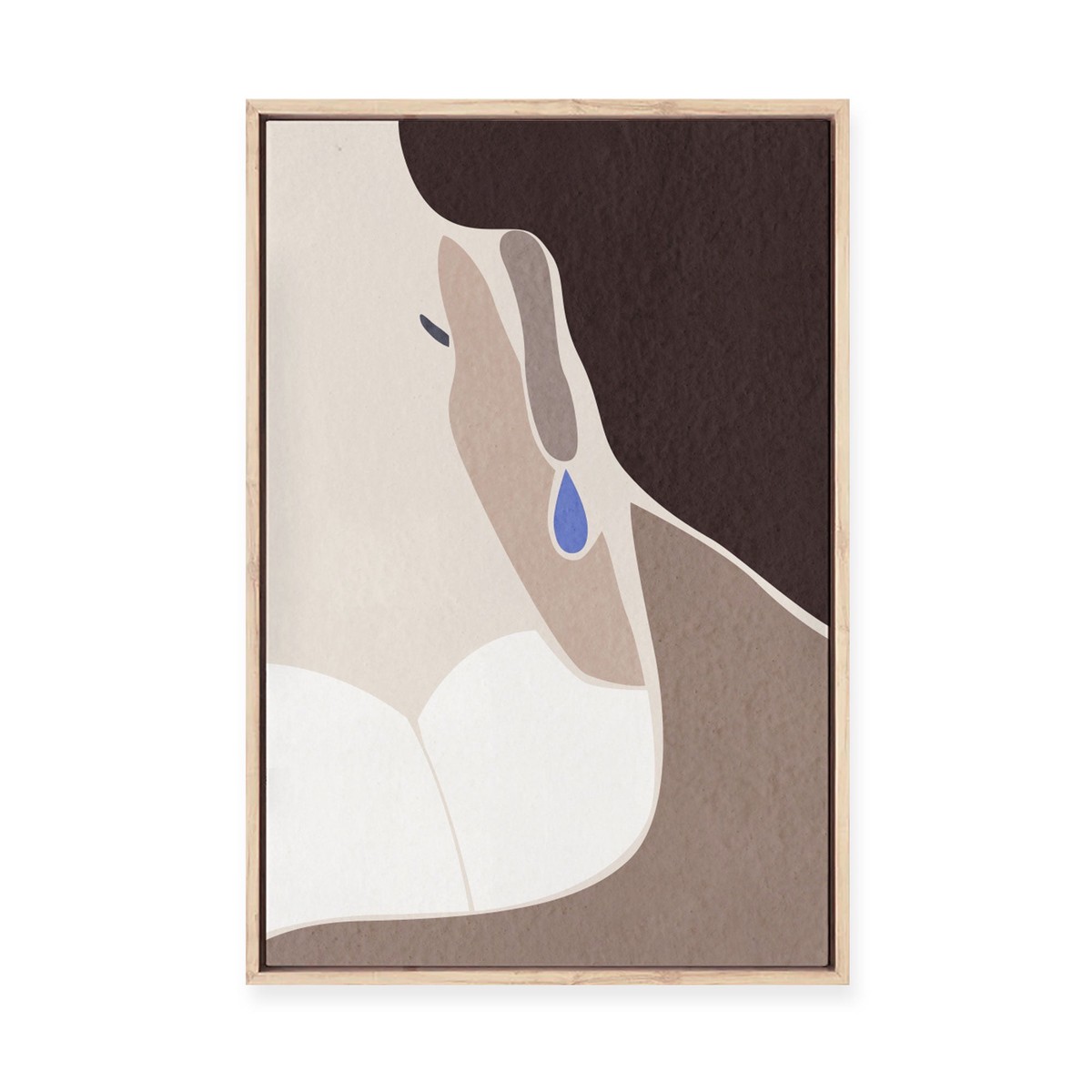 Book Lover Framed Canvas
