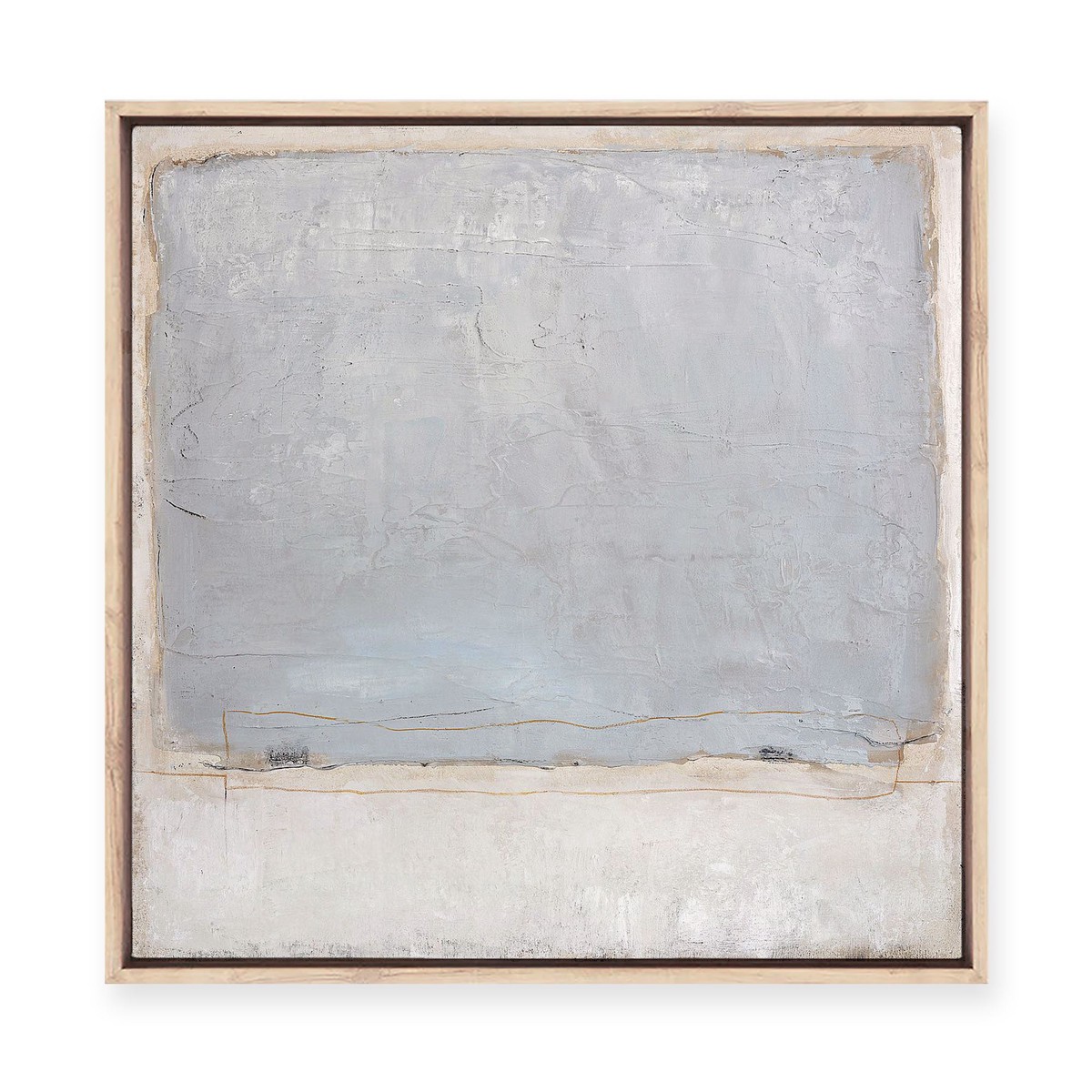 Blue Inside Framed Canvas