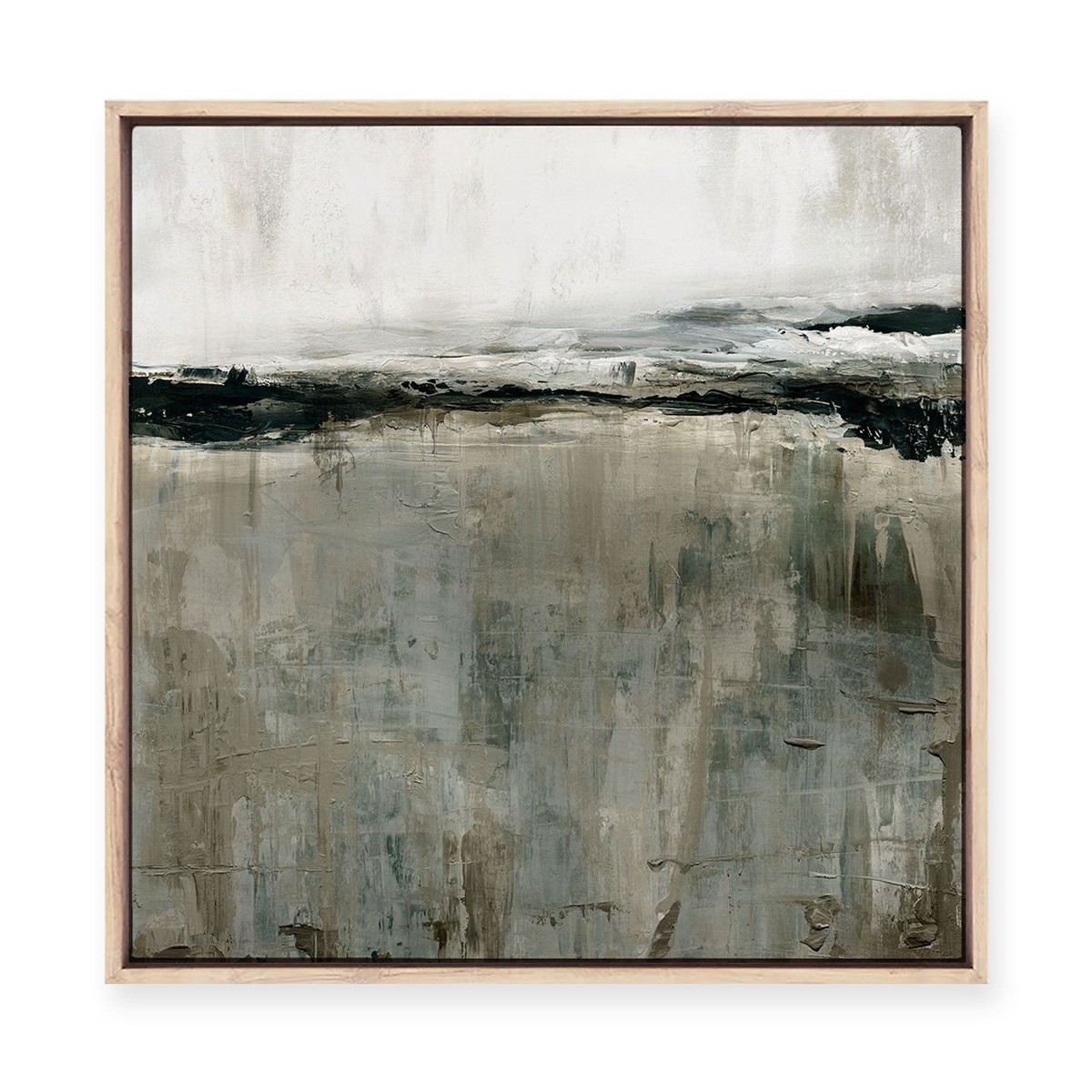 Uneven Ground Framed Canvas