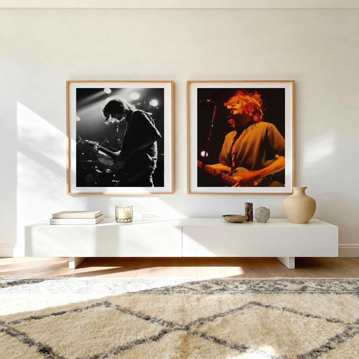 Nirvana I II Art Print Set of 2 Matching Wall Art