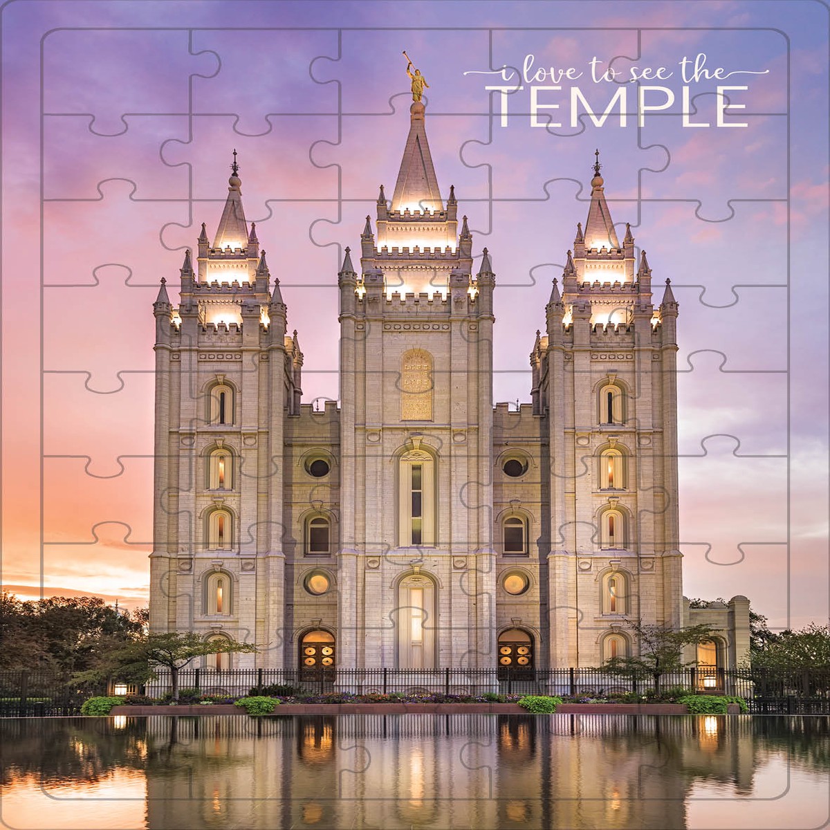 I Love to See the Temple- 45 piece puzzle