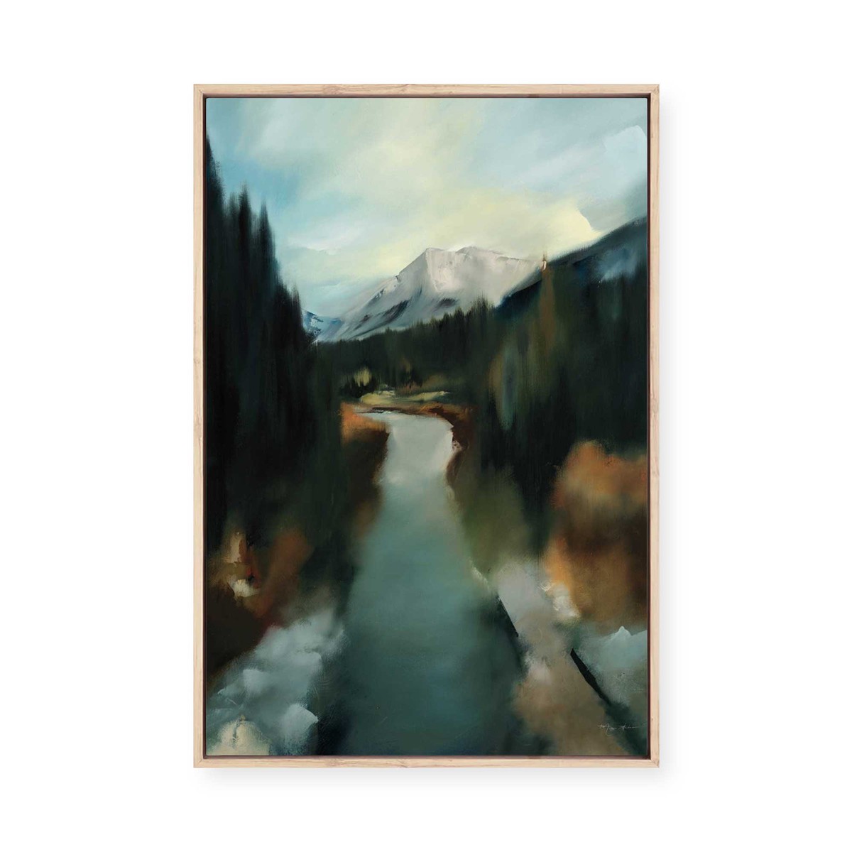 The Way of the Water Framed Canvas