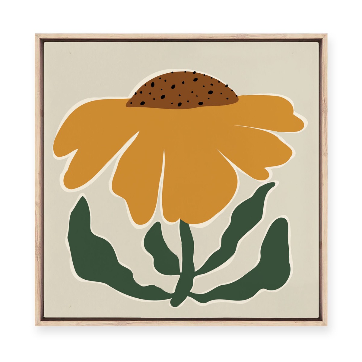Blooming III Framed Canvas