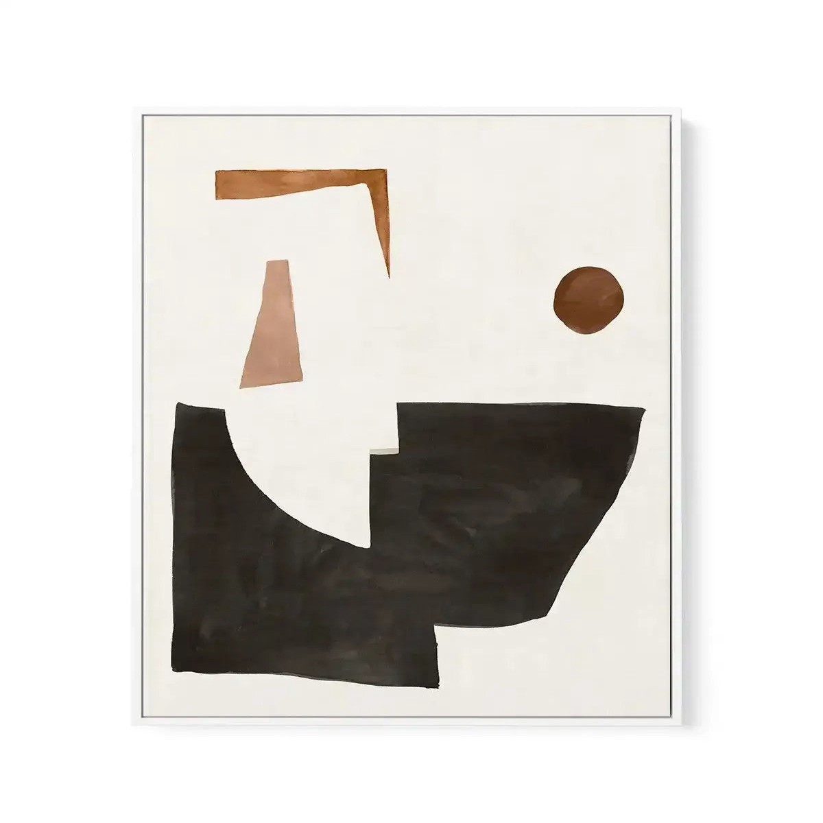 Abstract Study No 2 Framed Canvas Art Print