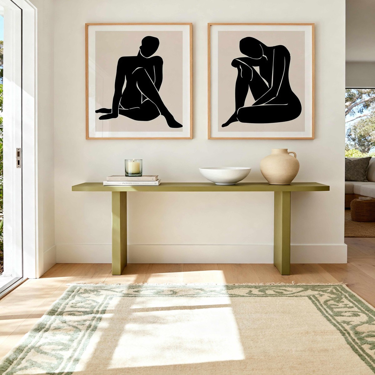 La Femme I II Art Print Set of 2 Matching Wall Art