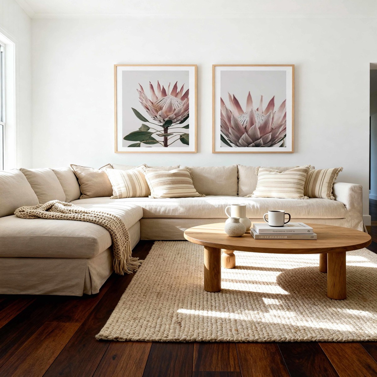 Protea in Overture I III Art Print Set of 2 Matching Wall Art