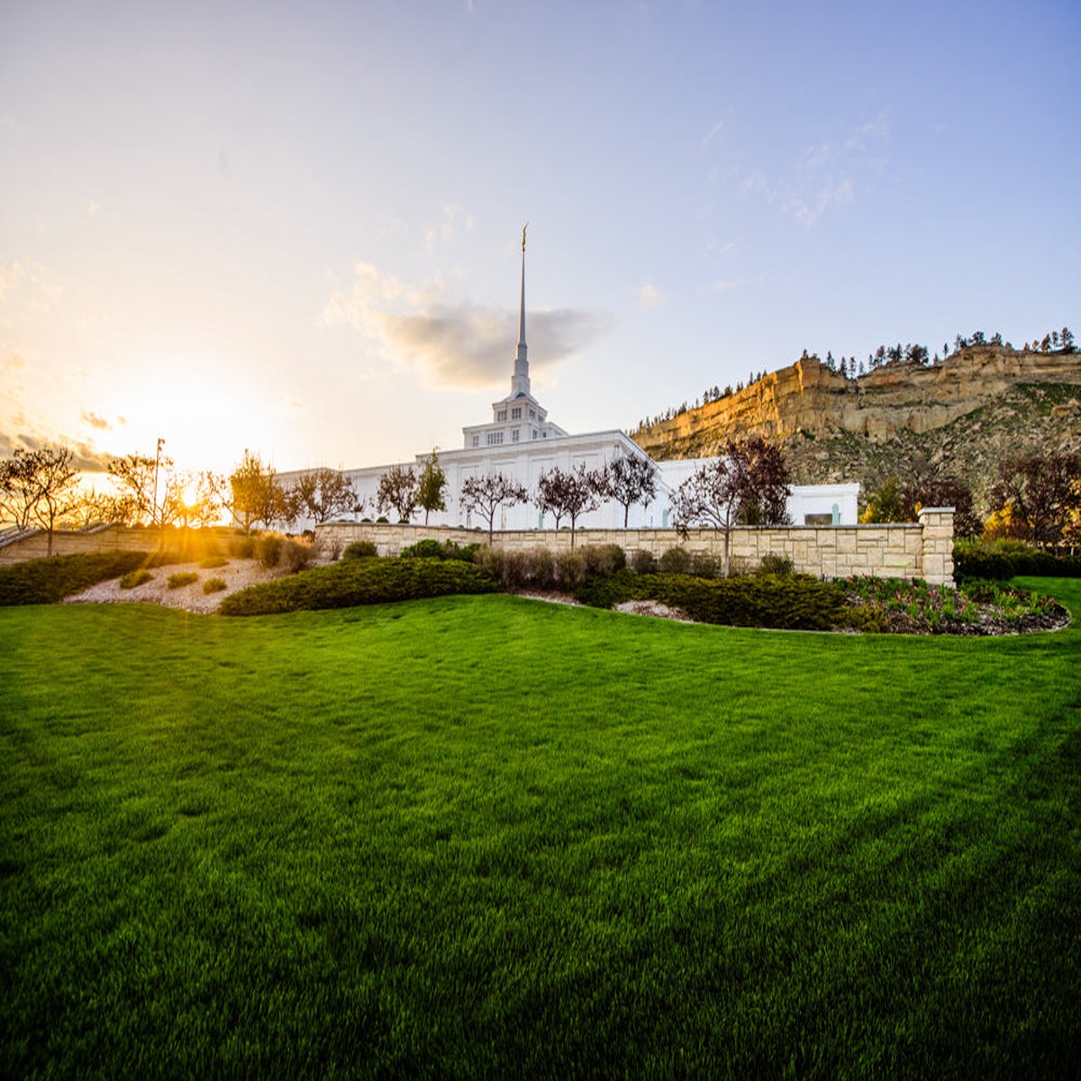 Billings Temple - Sunset