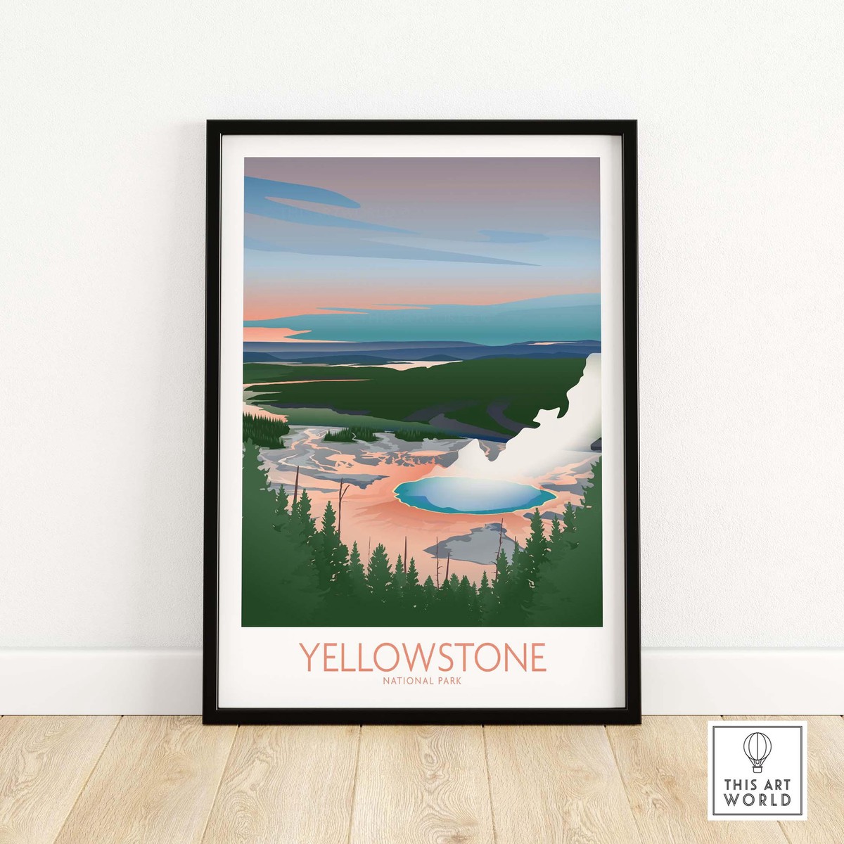 Yellowstone National Park Art Print