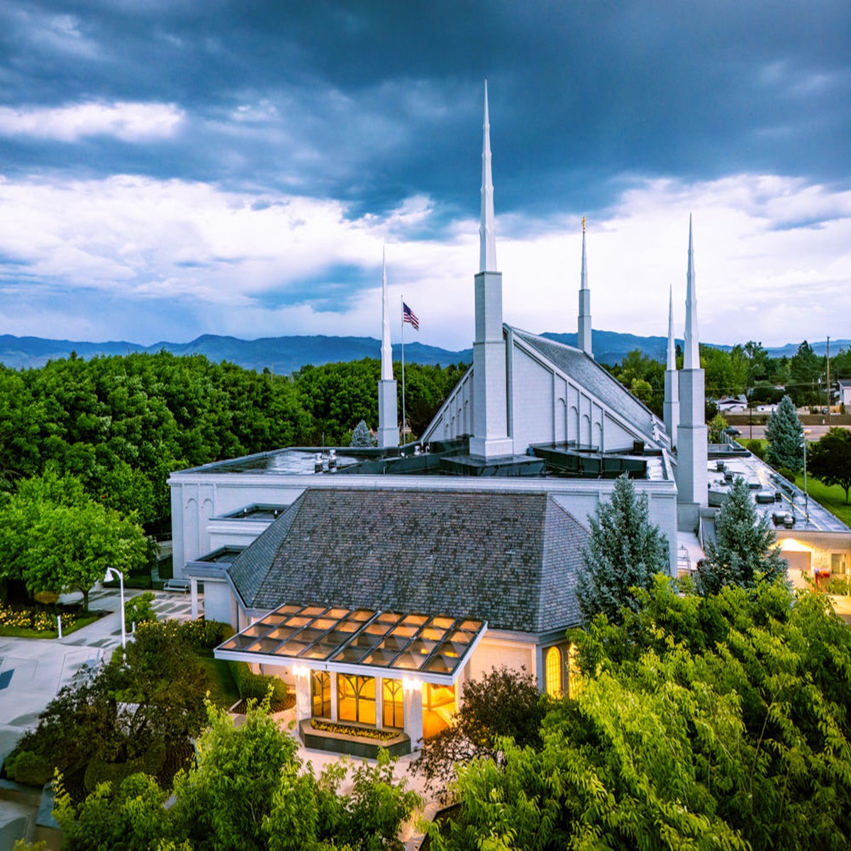 Boise Temple - Above the Trees