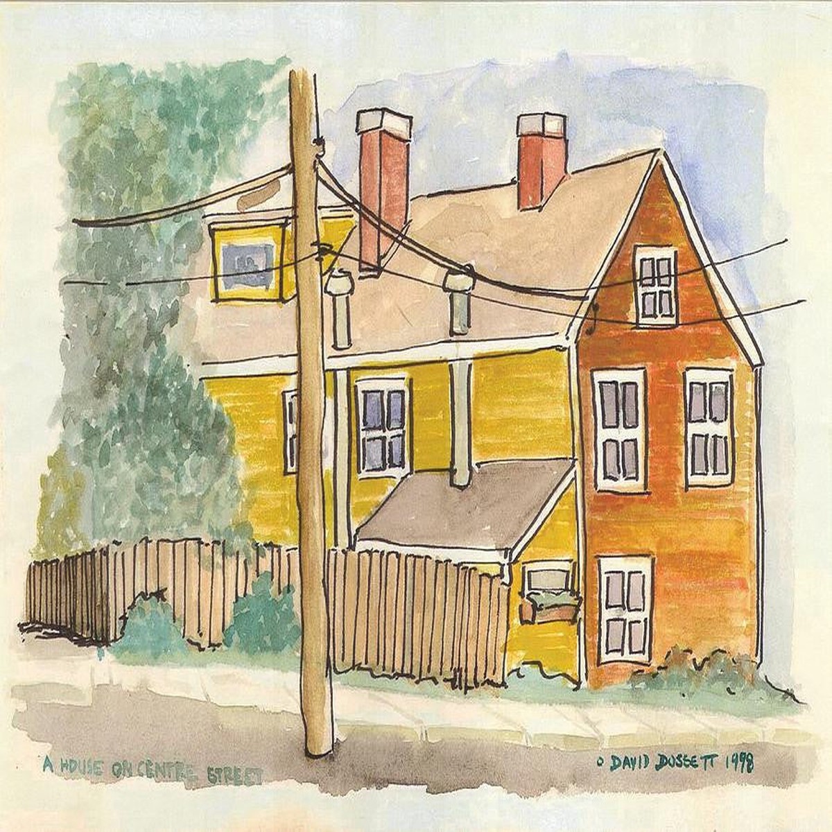 A House On Centre Street - original watercolour