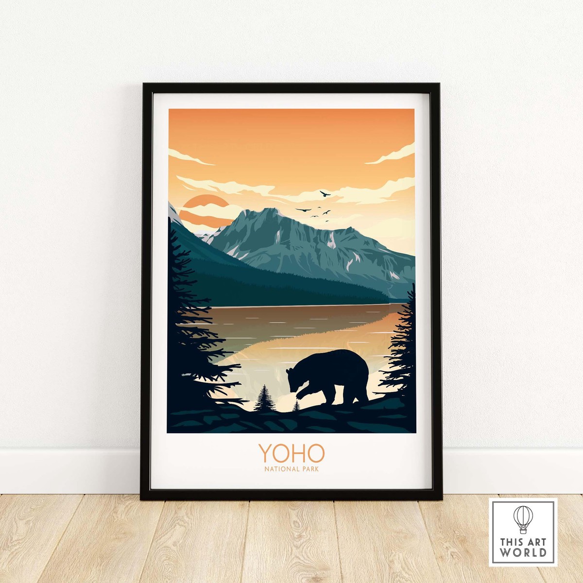 Yoho National Park Poster Art Print
