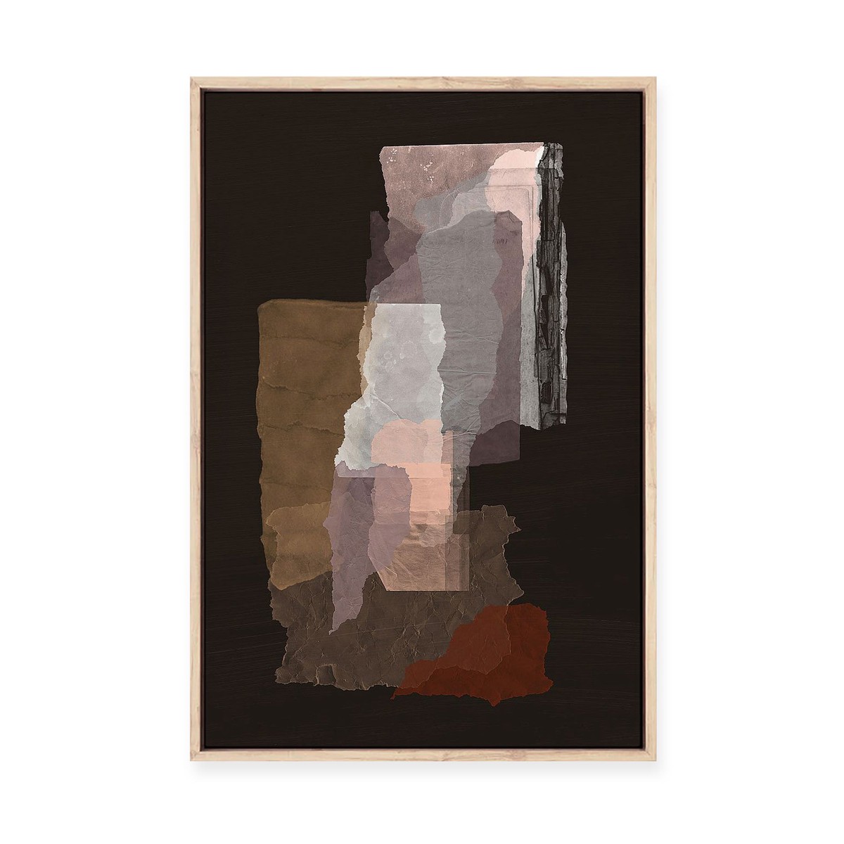 Torn II Framed Canvas