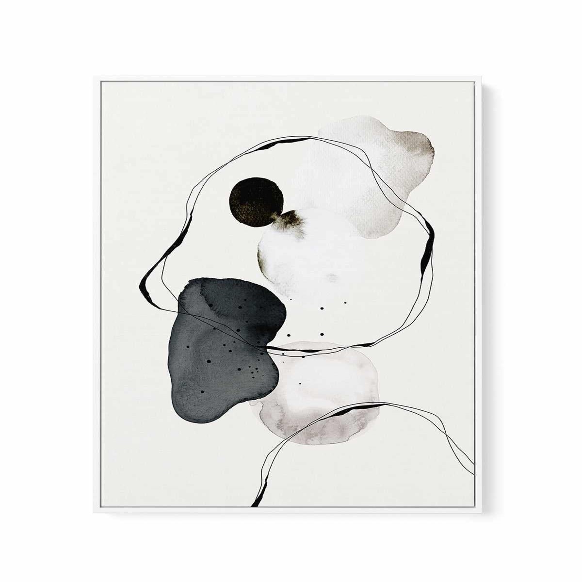 Abstract World No1 Framed Canvas Art Print