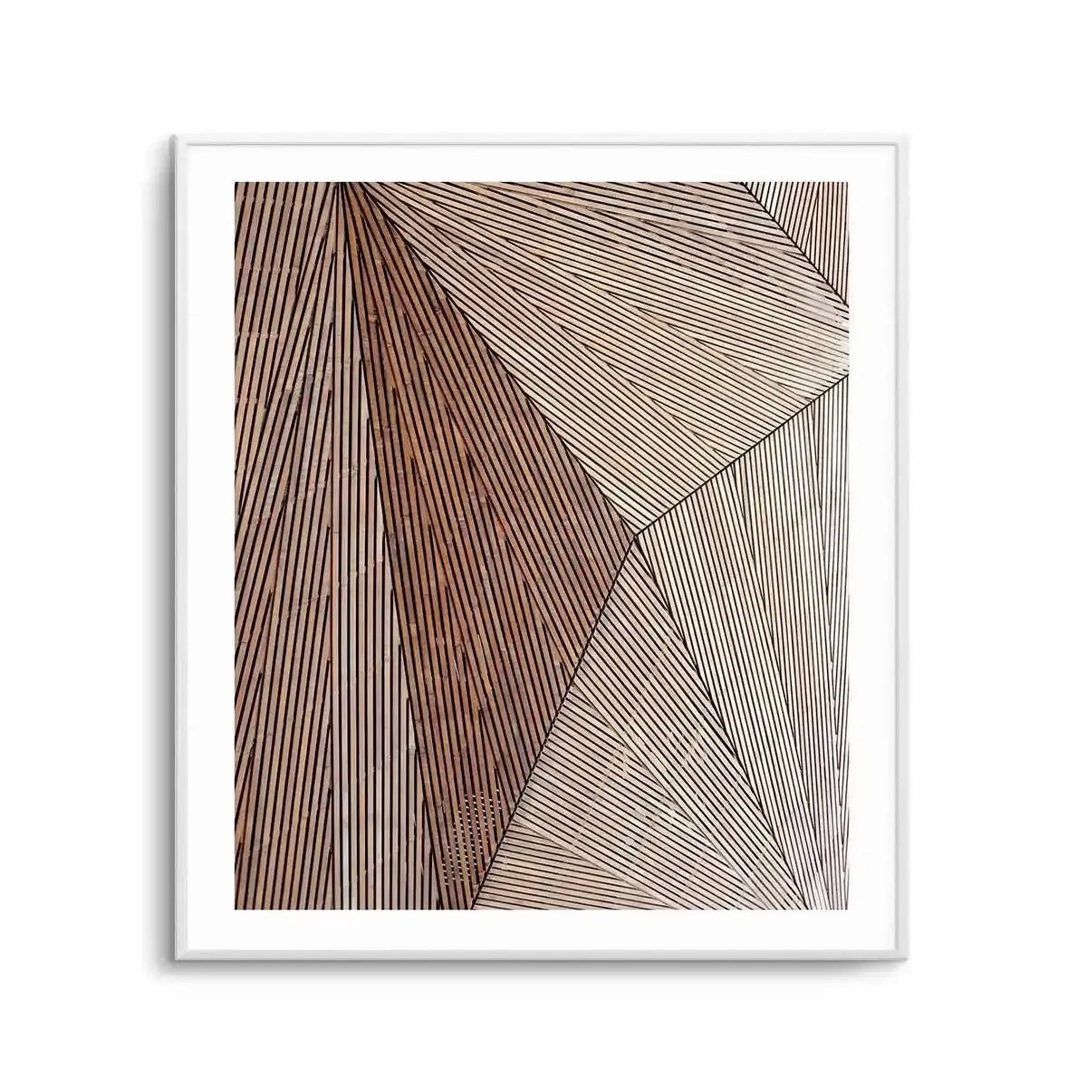 Wooden Structure by Design Fabrikken Art Print