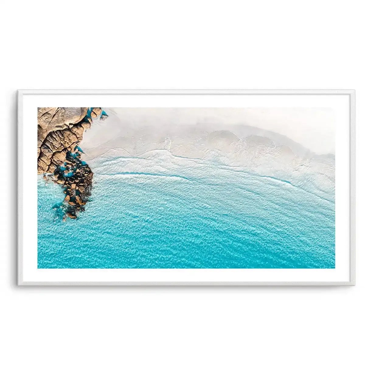 Wylie Bay LS Aerial Photo Wall Art Print