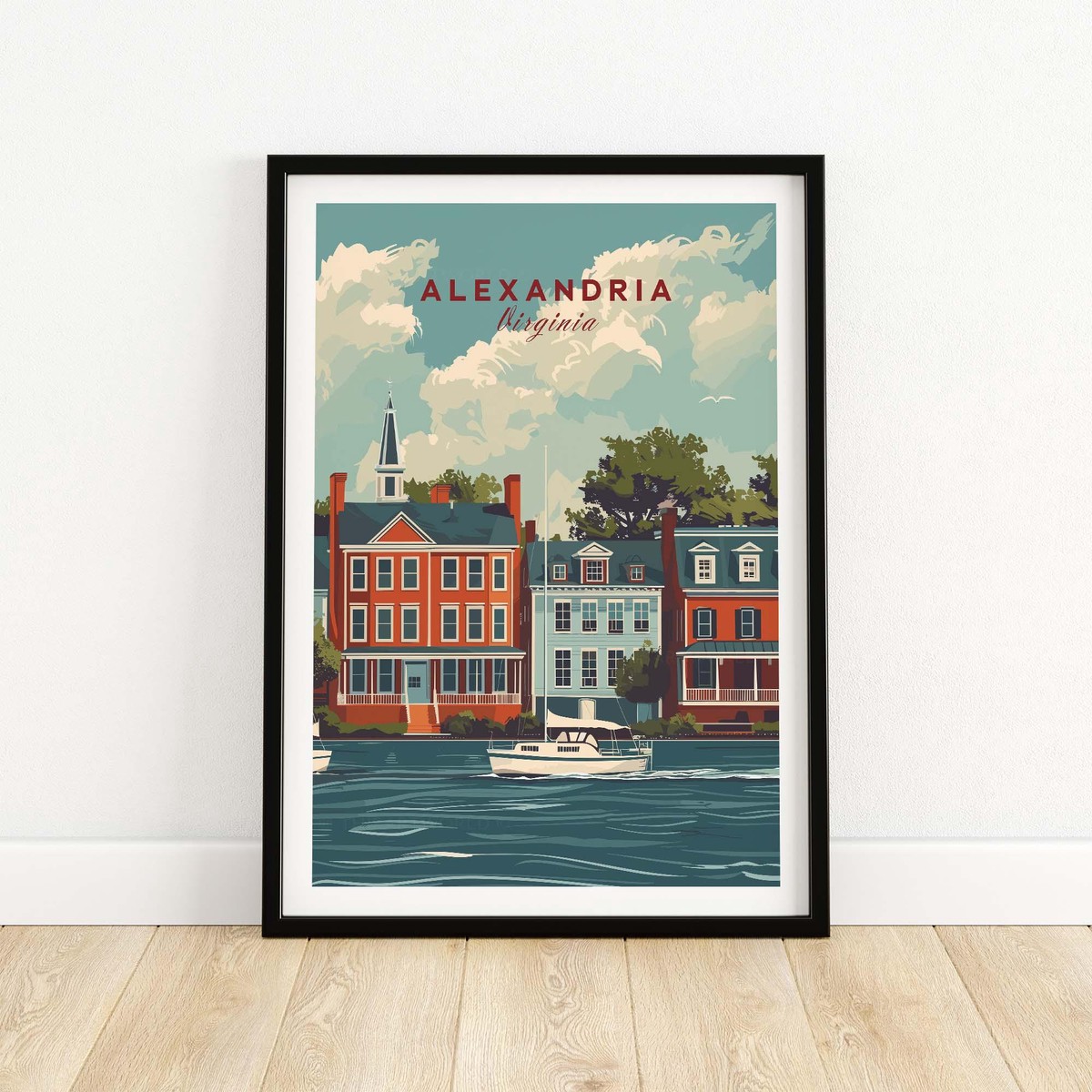 Alexandria Virginia Travel Poster