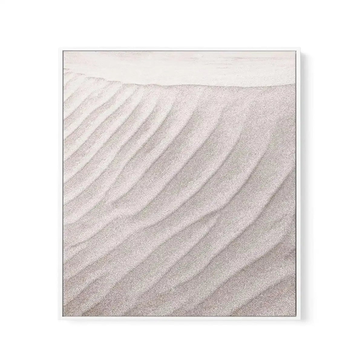 Abstract Sand Framed Canvas Art Print