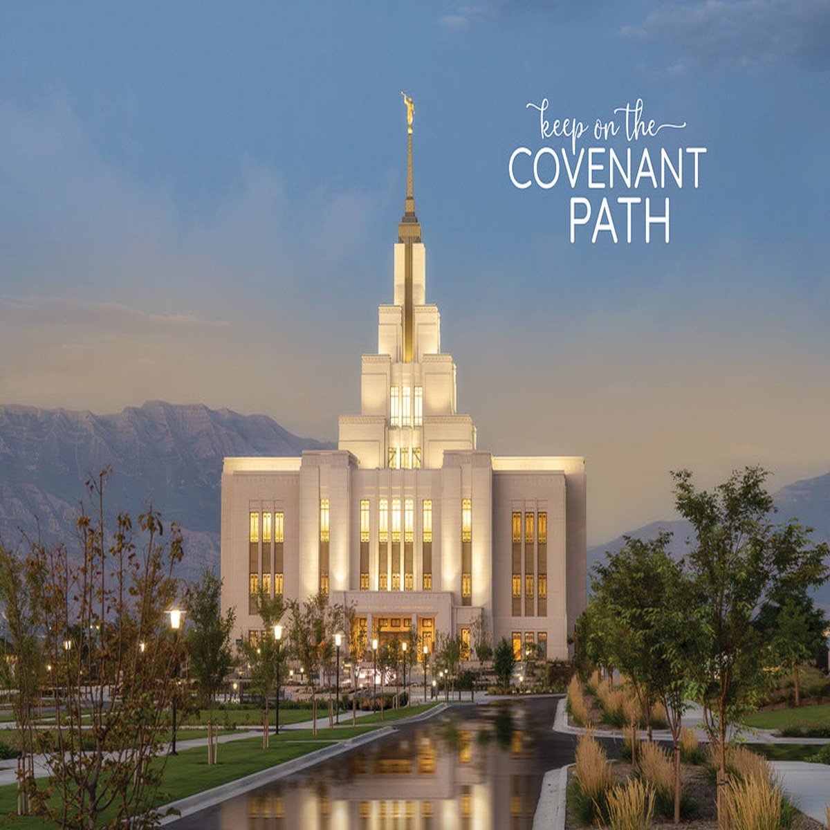 Saratoga Springs - Covenant Path Series 12x18 repositionable poster
