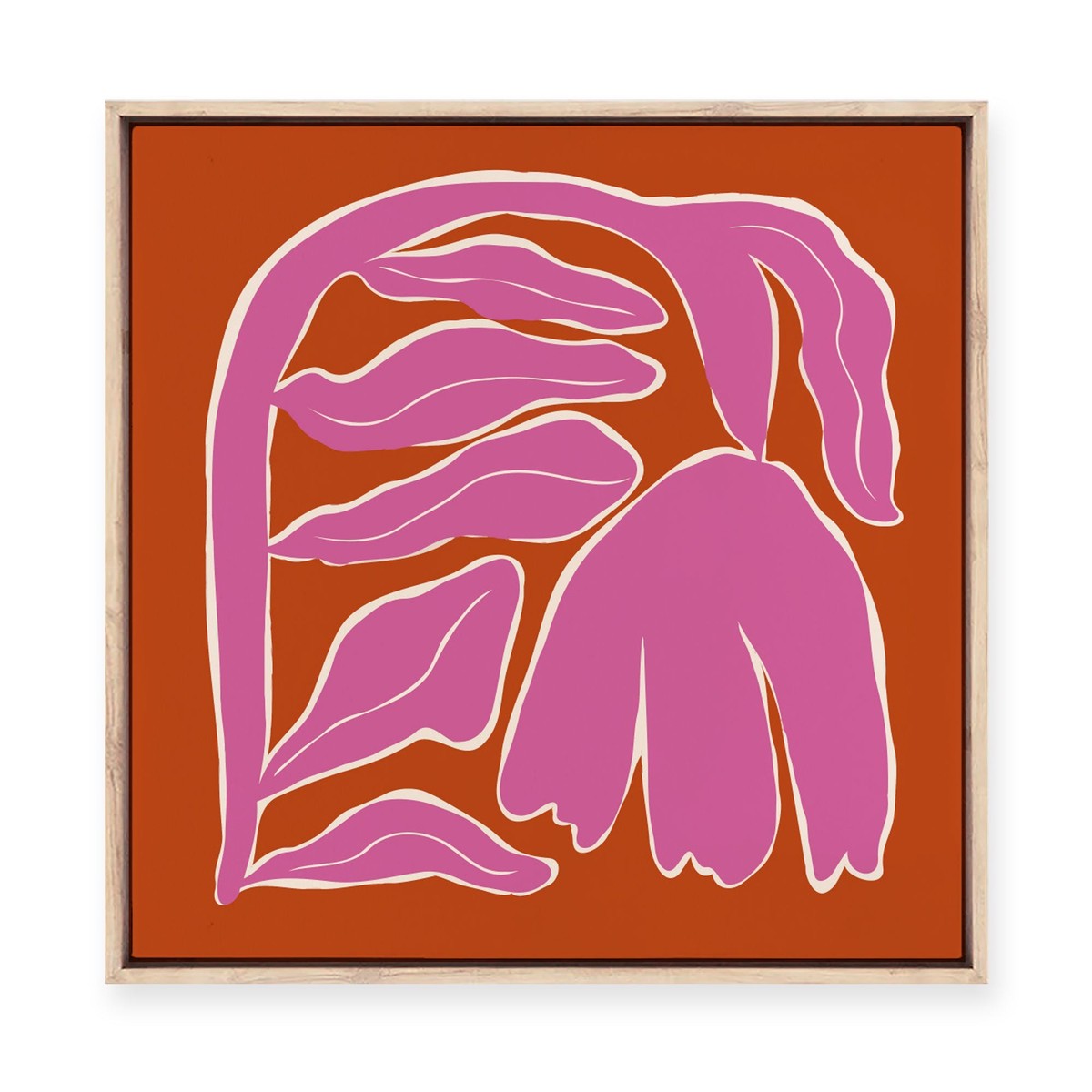 Blooming VIII Framed Canvas