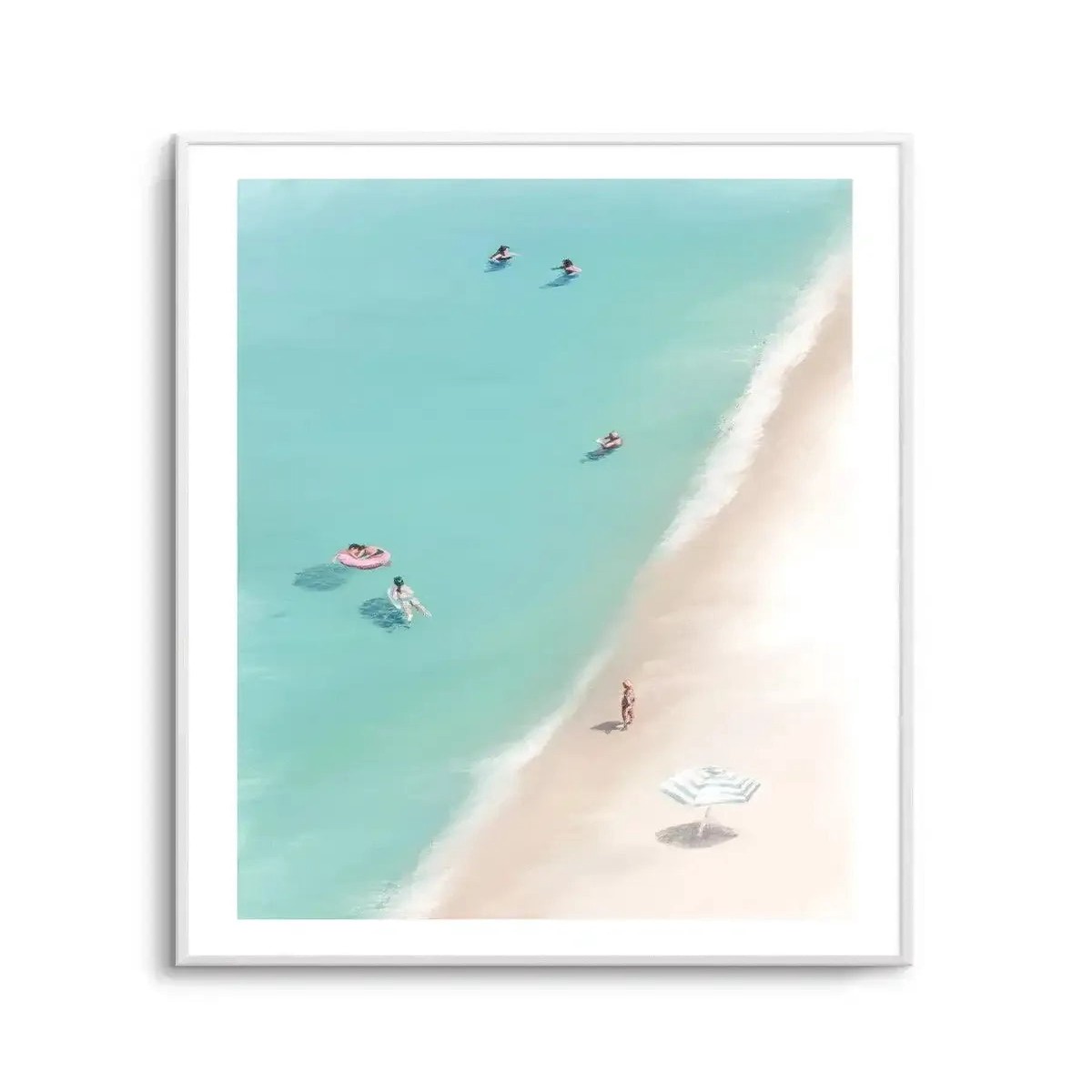 A Day at the Beach I Art Print