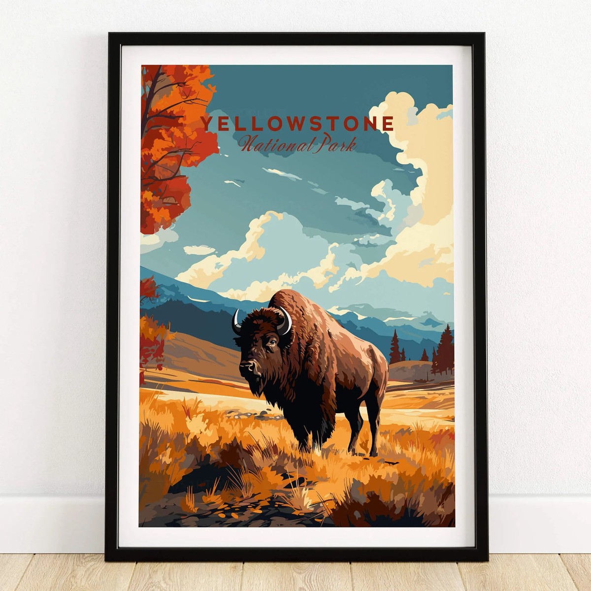 Yellowstone Print National Park