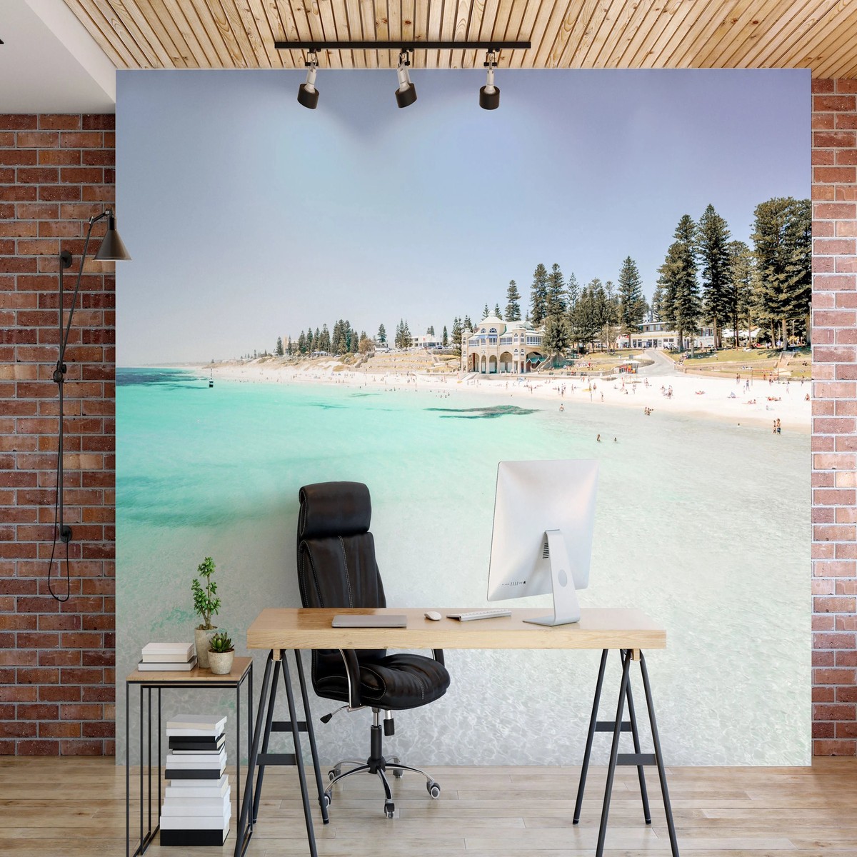 Beach Day Cottesloe Perth Photo Mural Wallpaper