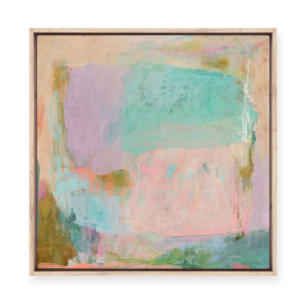 The Swimming Hole Framed Canvas