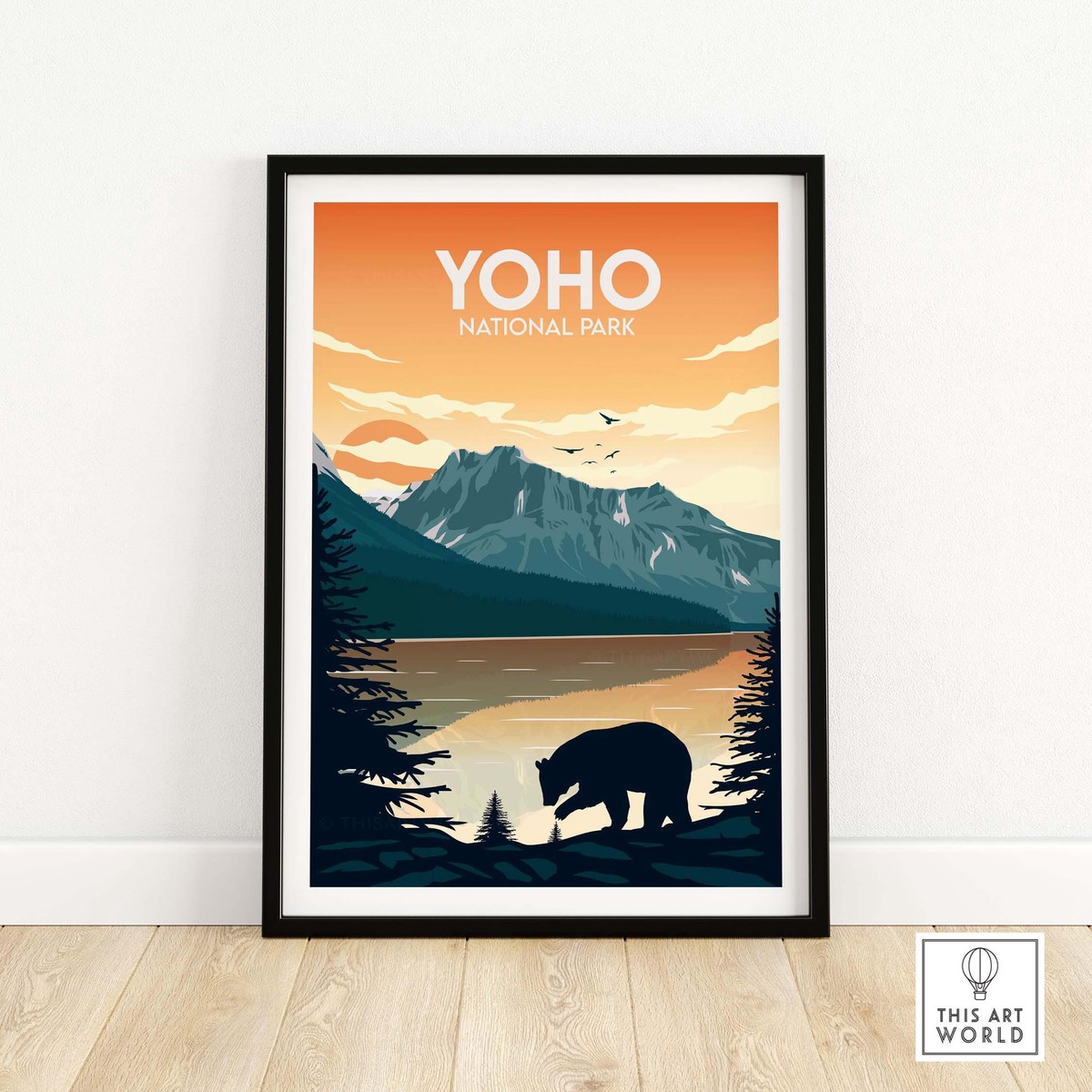 Yoho Print National Park Poster