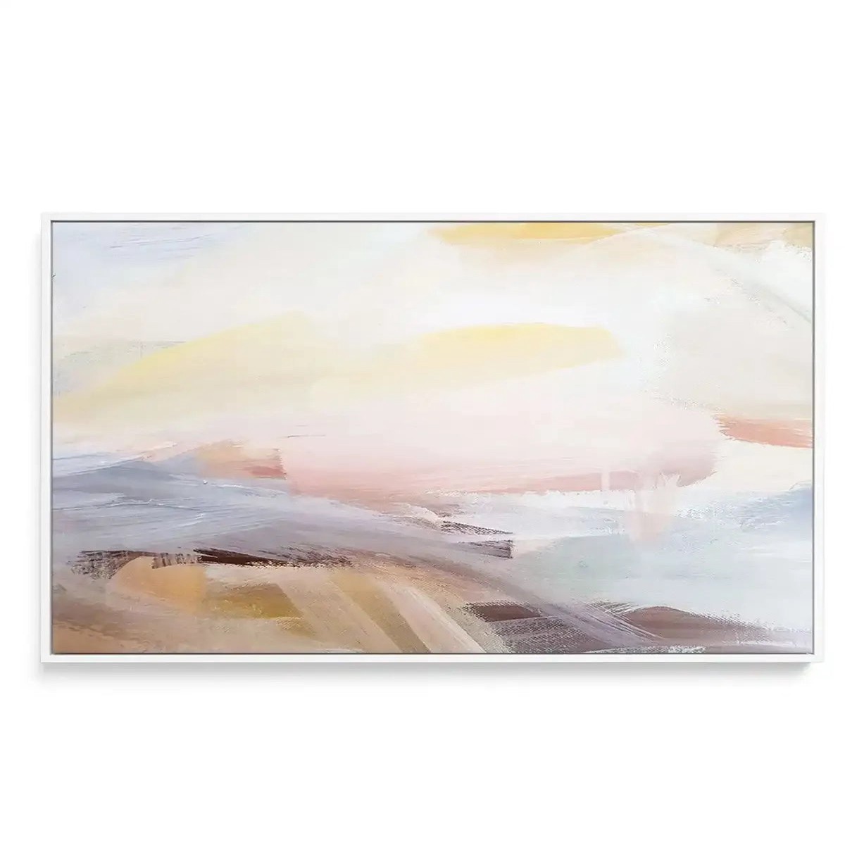 Abstract I Nouvelle Framed Canvas Art Print