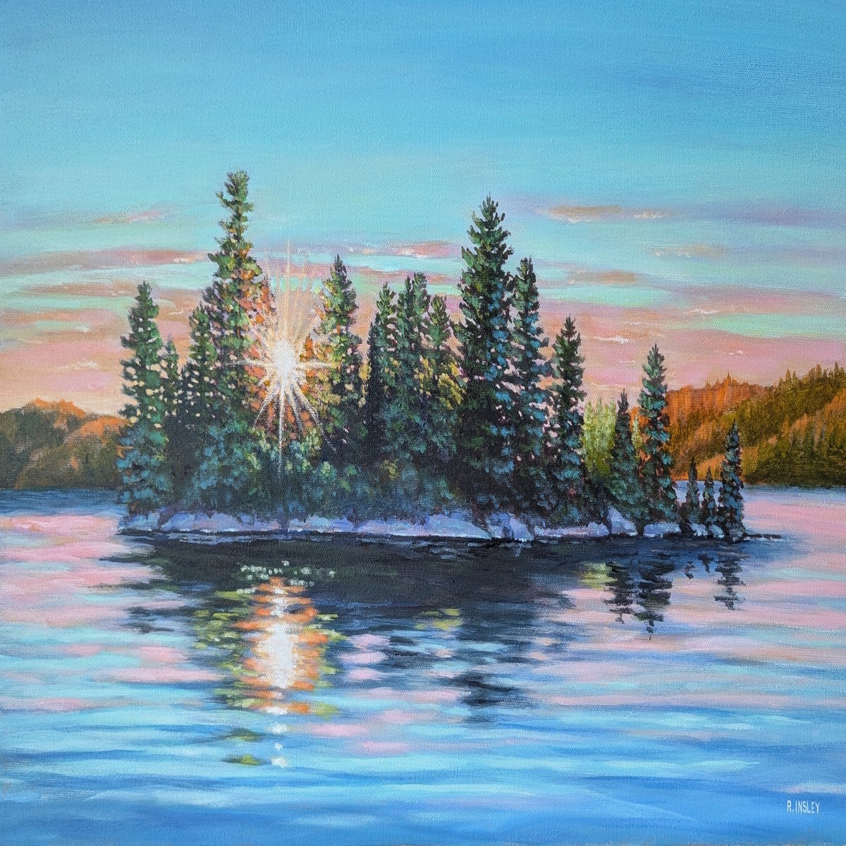 Hello Sunshine - original painting by Rosalyn Insley
