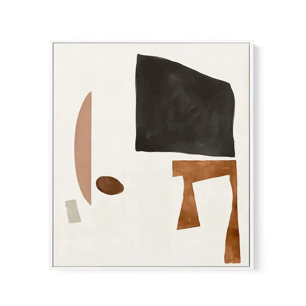 Abstract Study No 1 Framed Canvas Art Print