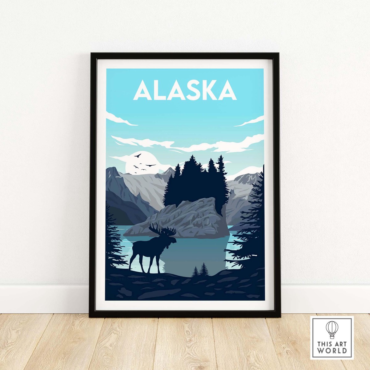 Alaska Poster Wall Art Print
