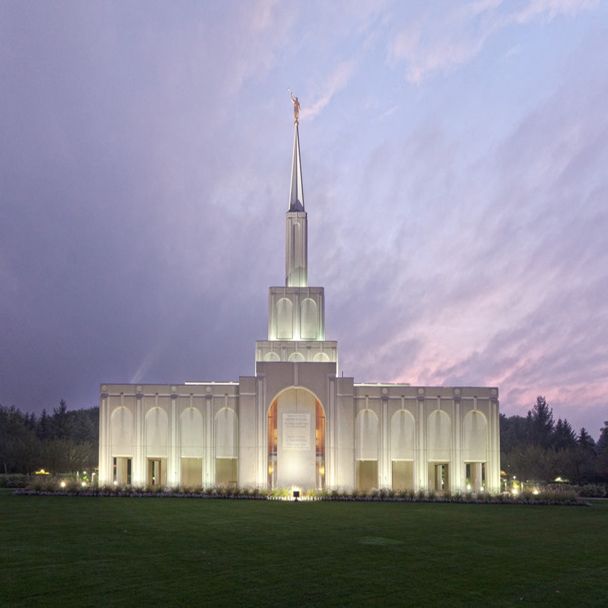 Toronto Temple - Lavender Sky
