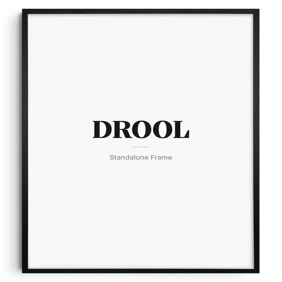 Wooden Frame - Black