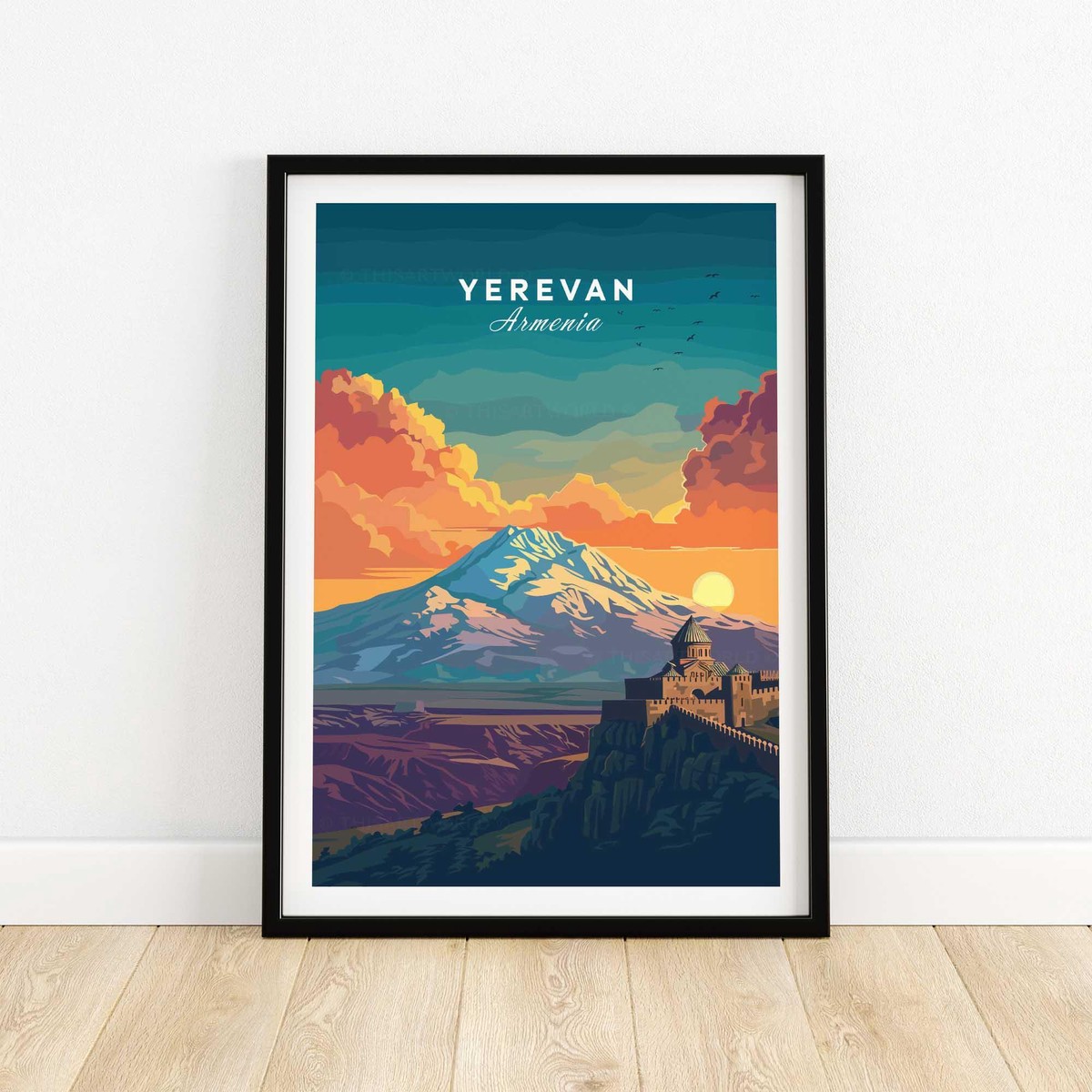 Yerevan Travel Print Armenia