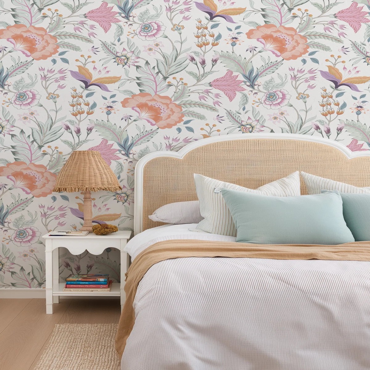 Boho Blooms Wallpaper Pepper