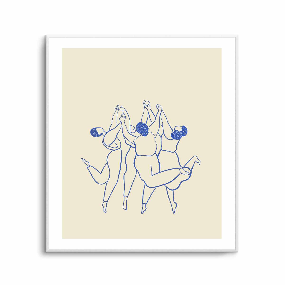 Women Unite by Arty Guava Art Print