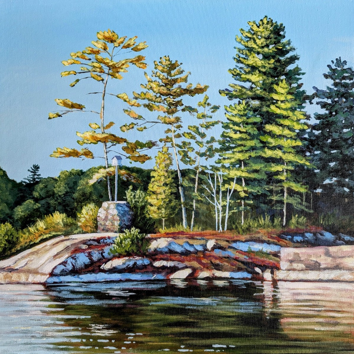To The Point - original painting by Rosalyn Insley