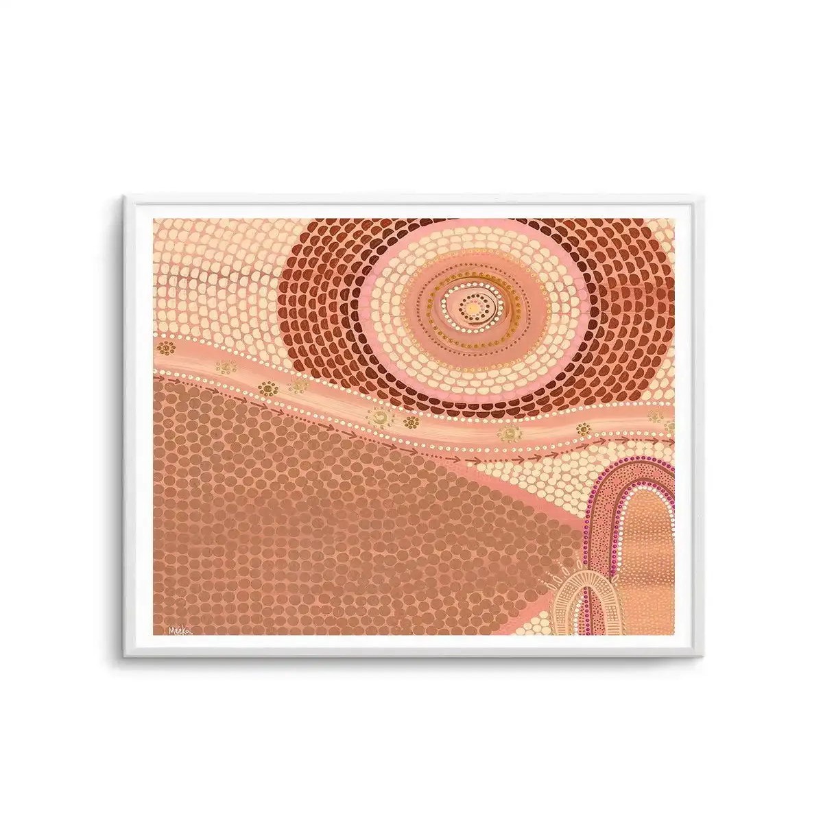 A Familys Journey SQ By Domica Hill Art Print