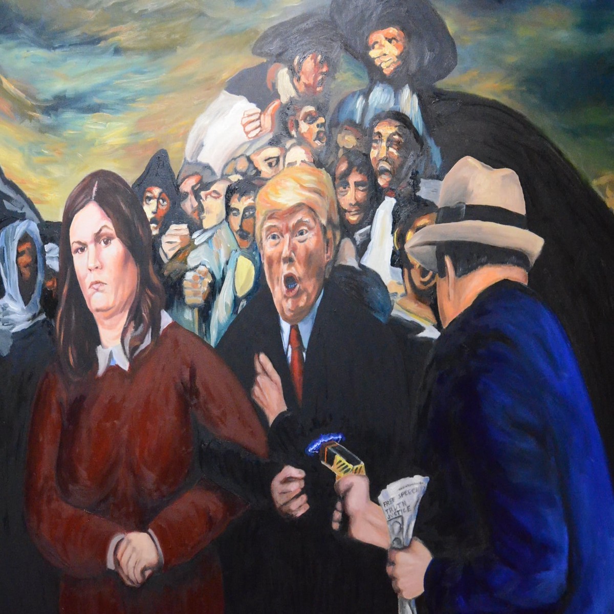 Pilgrimage to Insanity - original art by Pat Shea