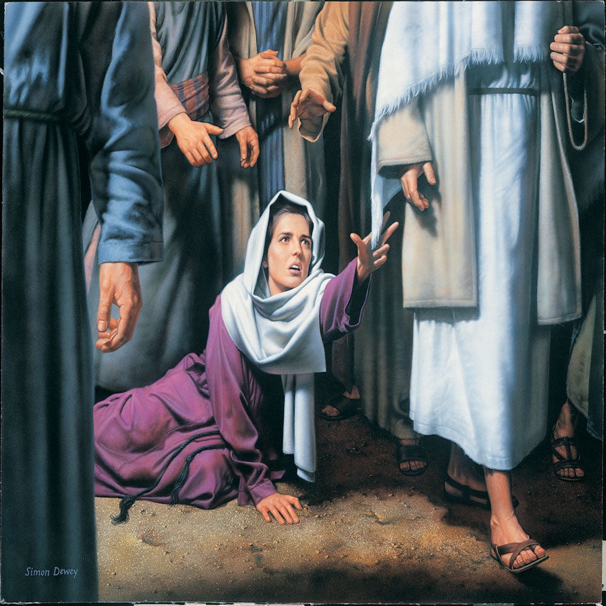 Touch of Faith by Simon Dewey