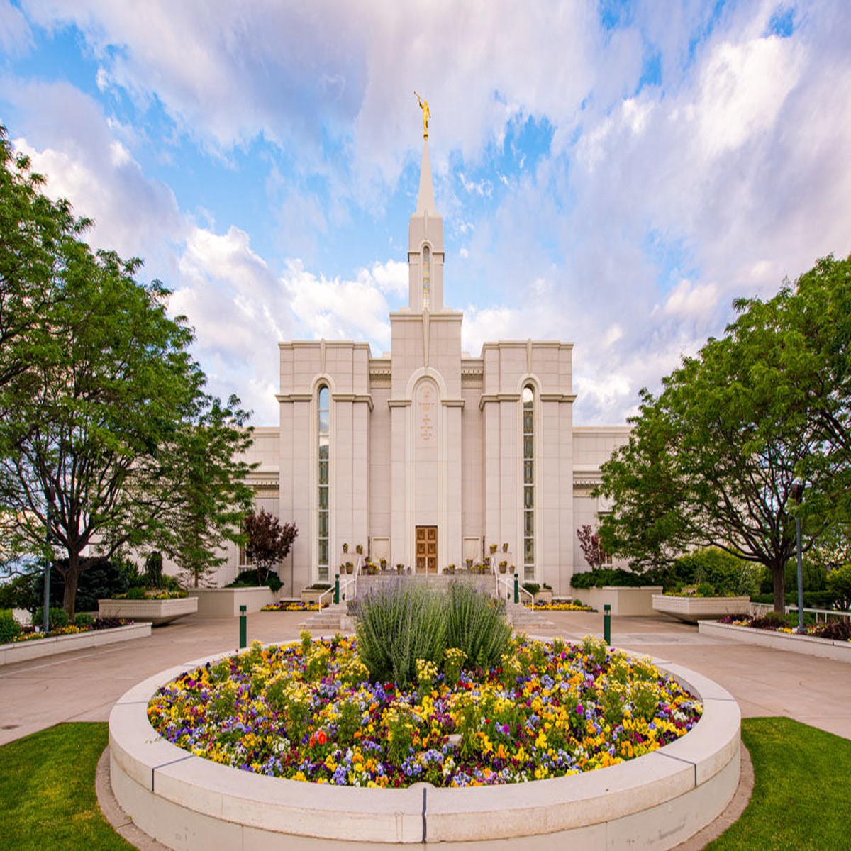 Bountiful Temple - East Gardens by Lance Bertola
