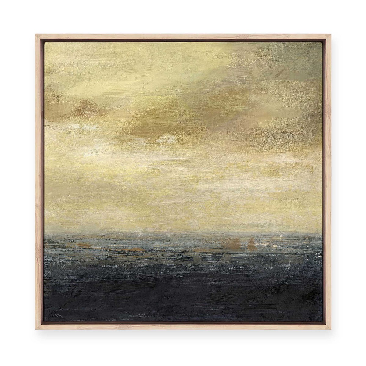 Black Sea Framed Canvas