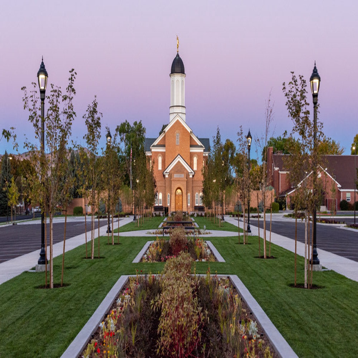 Vernal Temple - Garden View by Robert A Boyd